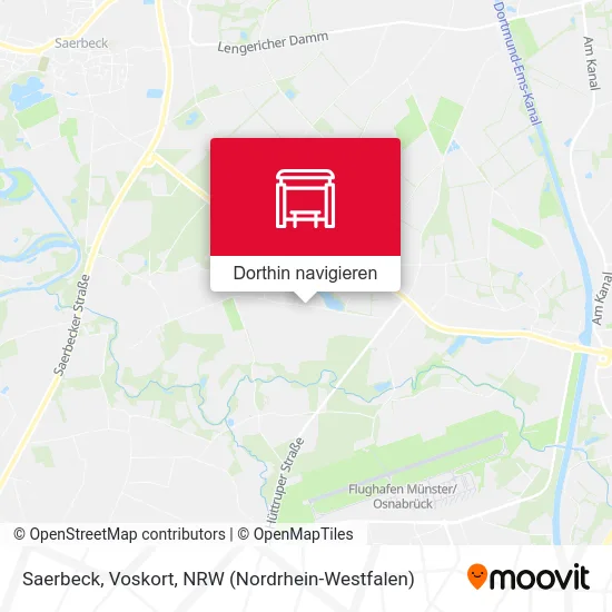 Saerbeck, Voskort Karte