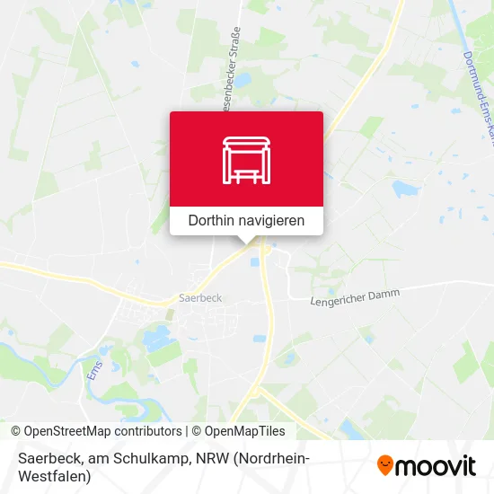 Saerbeck, am Schulkamp Karte