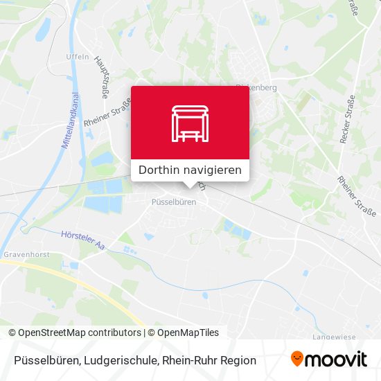 Püsselbüren, Ludgerischule Karte