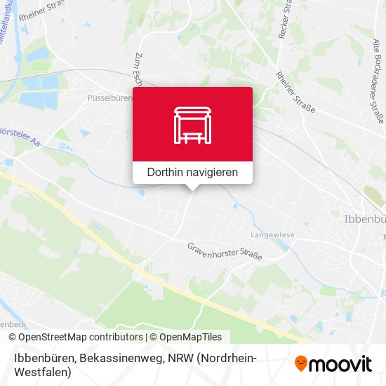 Ibbenbüren, Bekassinenweg Karte