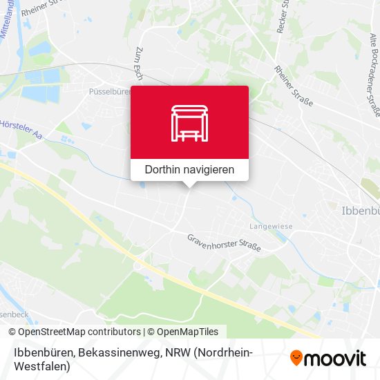 Ibbenbüren, Bekassinenweg Karte