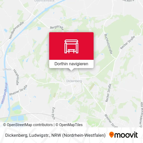 Dickenberg, Ludwigstr. Karte