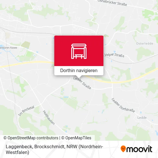 Laggenbeck, Brockschmidt Karte