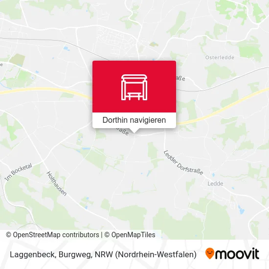 Laggenbeck, Burgweg Karte