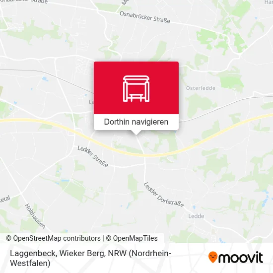 Laggenbeck, Wieker Berg Karte