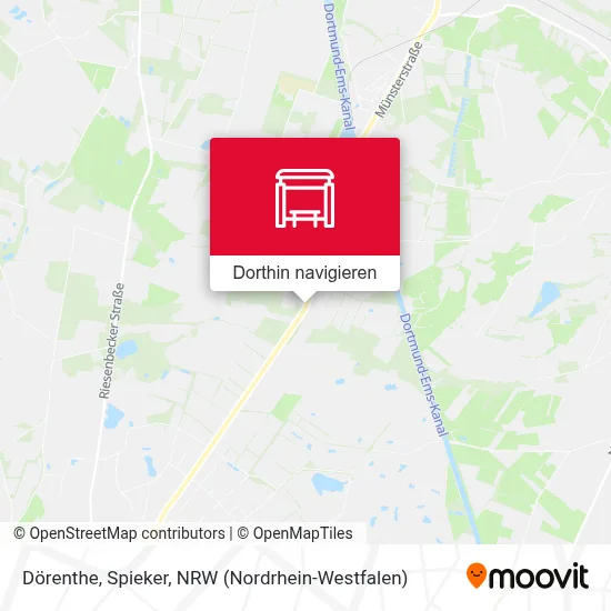 Dörenthe, Spieker Karte