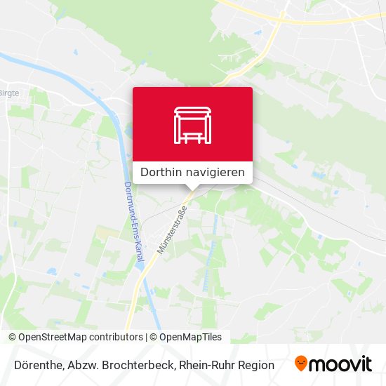 Dörenthe, Abzw. Brochterbeck Karte