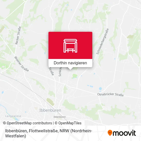Ibbenbüren, Flottwellstraße Karte