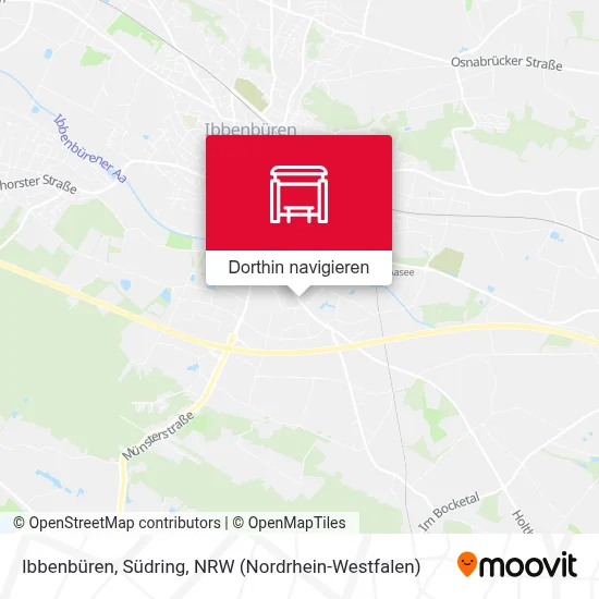 Ibbenbüren, Südring Karte