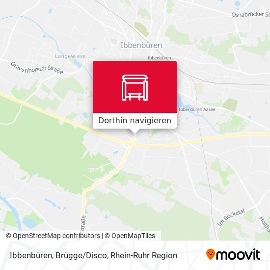 Ibbenbüren, Brügge/Disco Karte