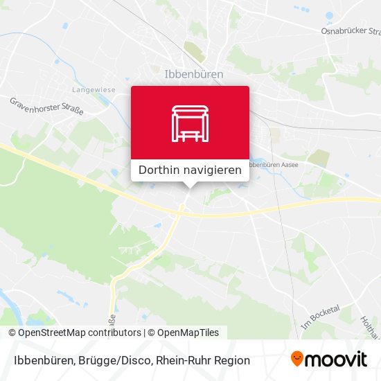 Ibbenbüren, Brügge/Disco Karte