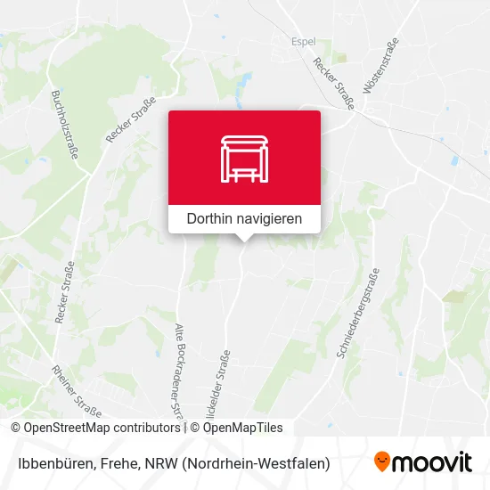 Ibbenbüren, Frehe Karte