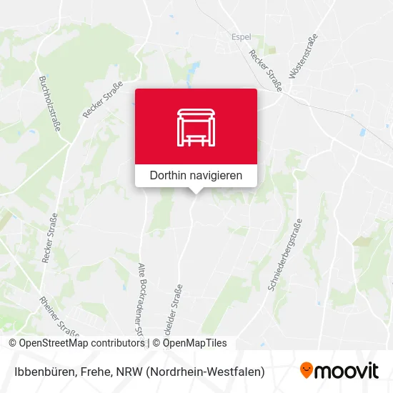 Ibbenbüren, Frehe Karte