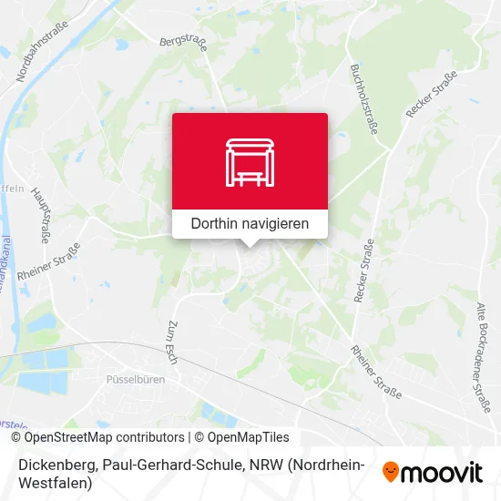 Dickenberg, Paul-Gerhard-Schule Karte