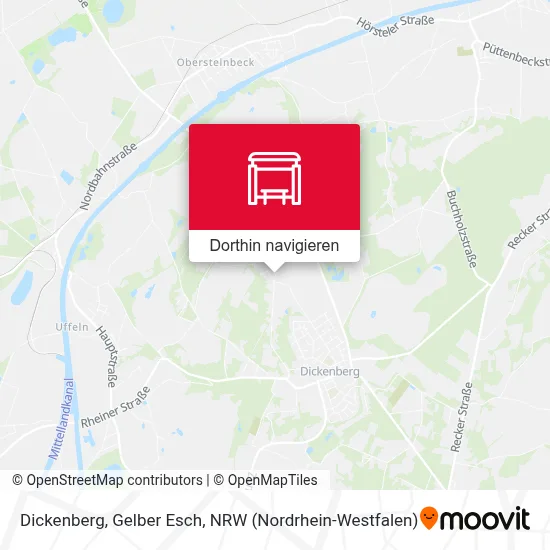 Dickenberg, Gelber Esch Karte