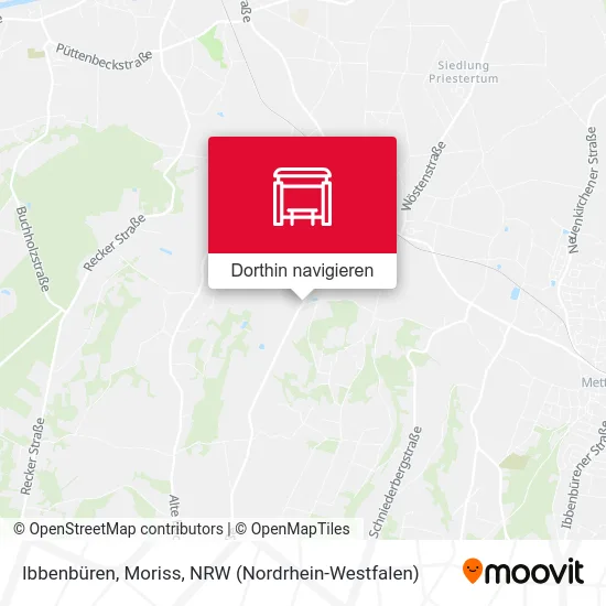 Ibbenbüren, Moriss Karte