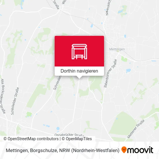 Mettingen, Borgschulze Karte