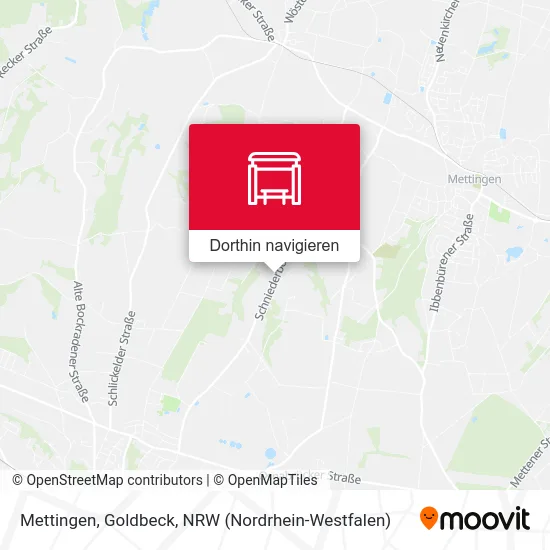 Mettingen, Goldbeck Karte