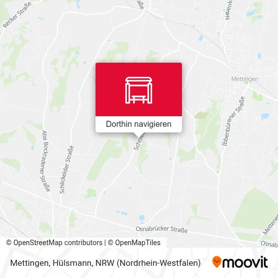 Mettingen, Hülsmann Karte