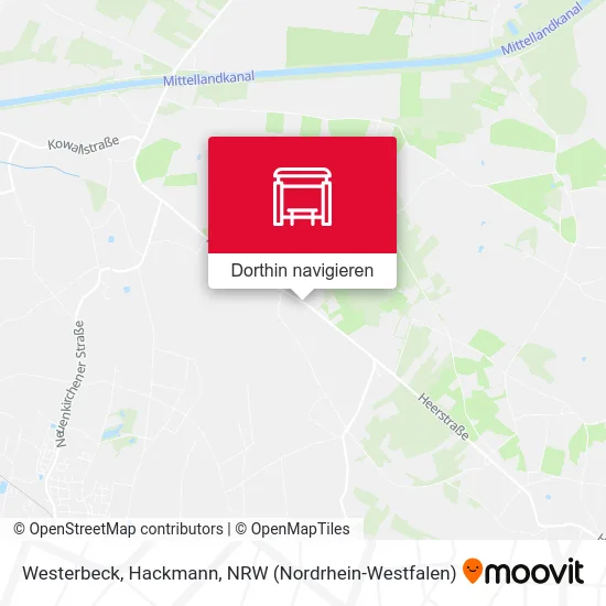 Westerbeck, Hackmann Karte