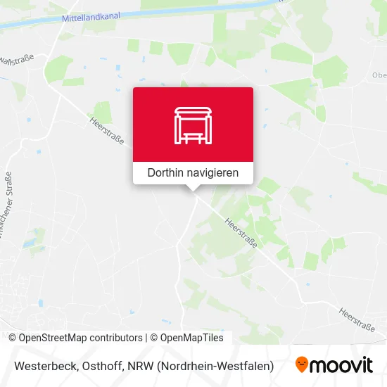 Westerbeck, Osthoff Karte