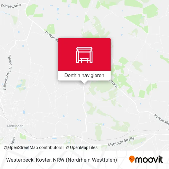 Westerbeck, Köster Karte