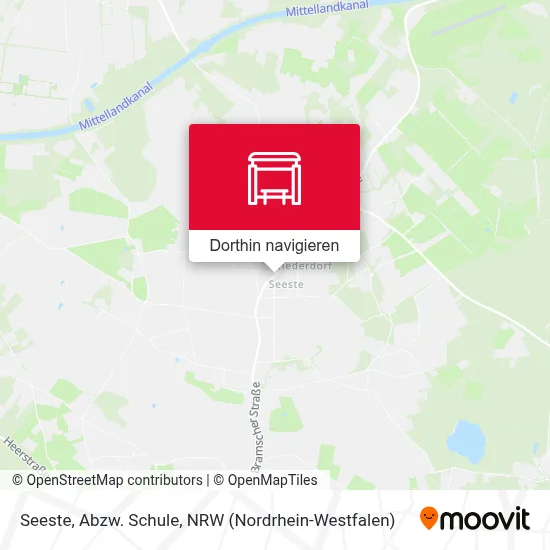 Seeste, Abzw. Schule Karte