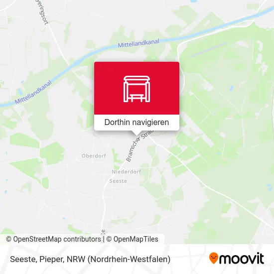 Seeste, Pieper Karte