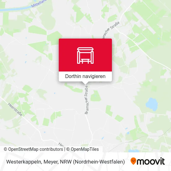 Westerkappeln, Meyer Karte