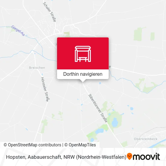 Hopsten, Aabauerschaft Karte