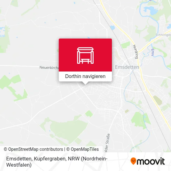 Emsdetten, Kupfergraben Karte