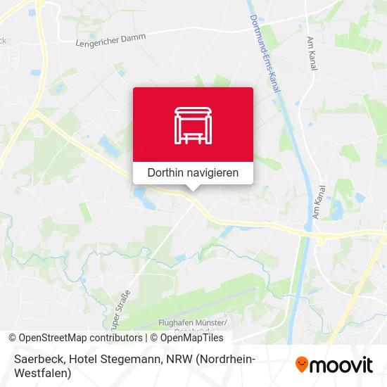 Saerbeck, Hotel Stegemann Karte