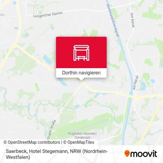 Saerbeck, Hotel Stegemann Karte