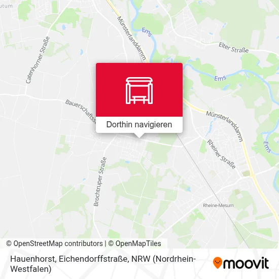 Hauenhorst, Eichendorffstraße Karte