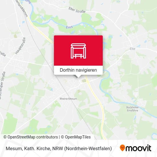 Mesum, Kath. Kirche Karte