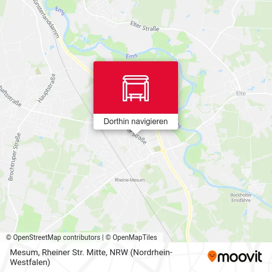 Mesum, Rheiner Str. Mitte Karte