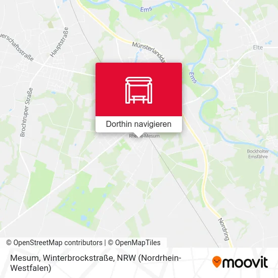 Mesum, Winterbrockstraße Karte