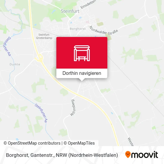 Borghorst, Gantenstr. Karte