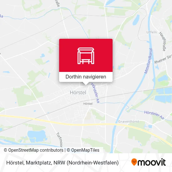 Hörstel, Marktplatz Karte