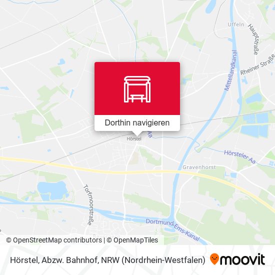 Hörstel, Abzw. Bahnhof Karte