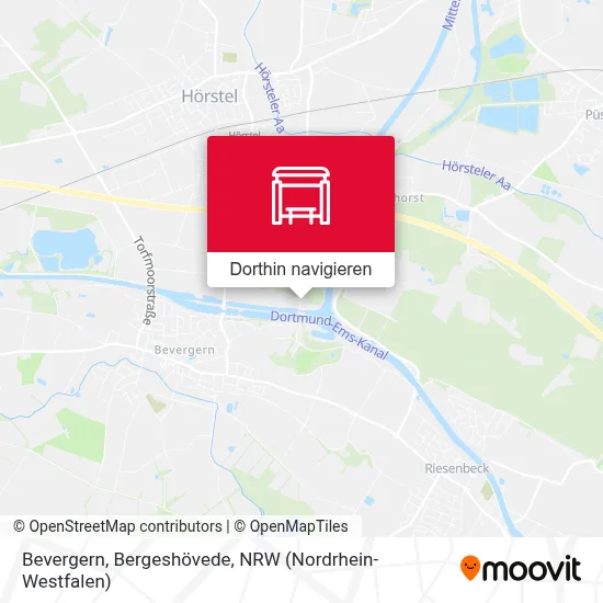 Bevergern, Bergeshövede Karte