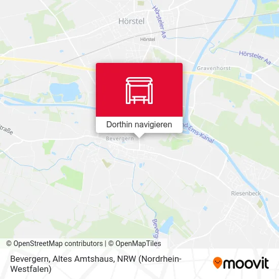 Bevergern, Altes Amtshaus Karte