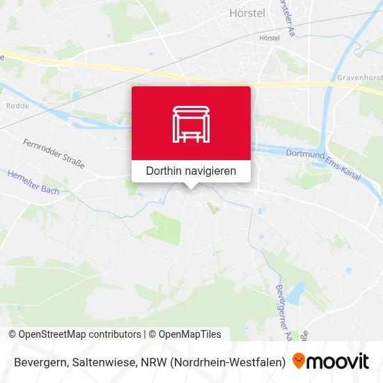 Bevergern, Saltenwiese Karte