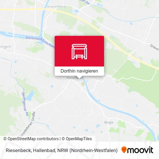 Riesenbeck, Hallenbad Karte