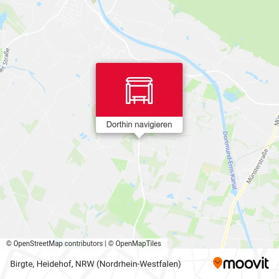 Birgte, Heidehof Karte