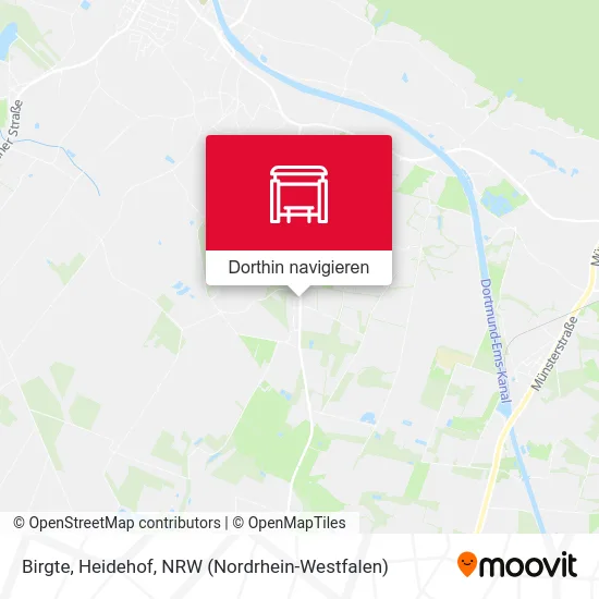 Birgte, Heidehof Karte