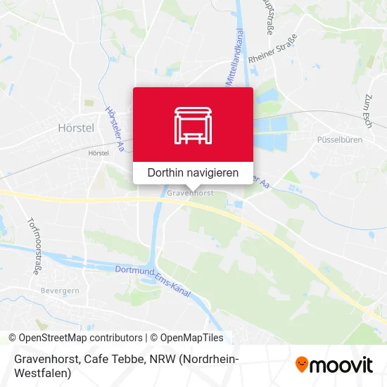 Gravenhorst, Cafe Tebbe Karte