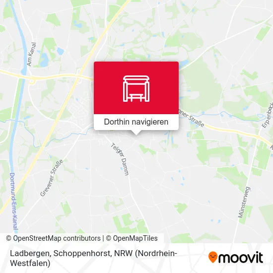 Ladbergen, Schoppenhorst Karte