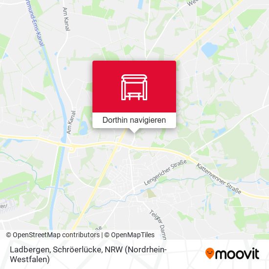 Ladbergen, Schröerlücke Karte