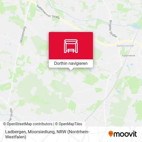 Ladbergen, Moorsiedlung Karte